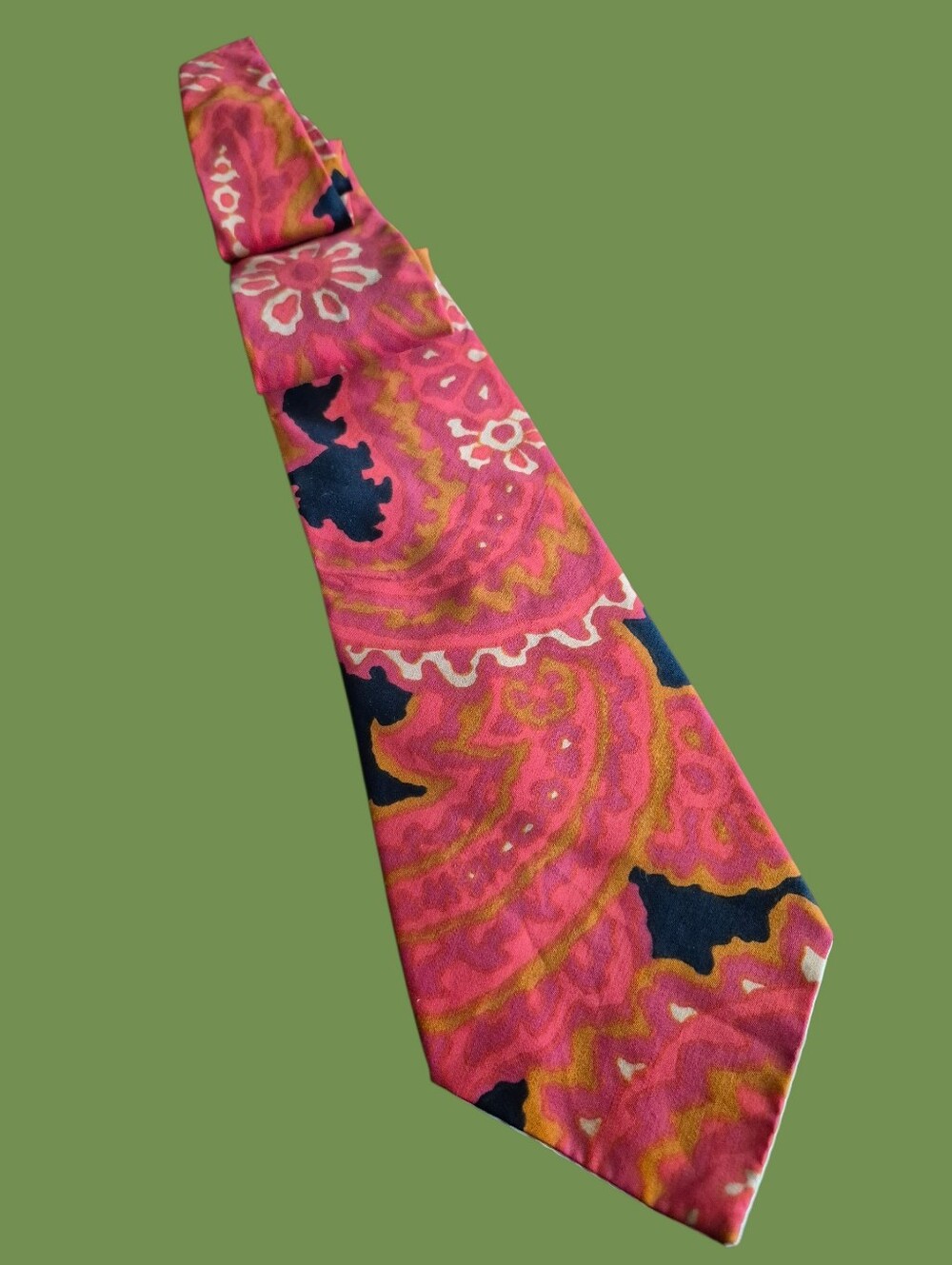 Vintage Leonard Lyle London 70s Abstract Neck Tie